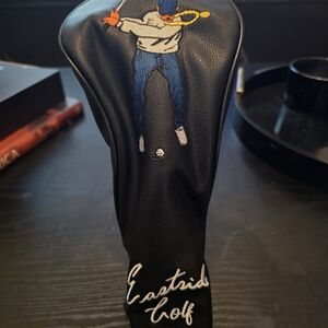 Eastride Golf Black Leatherette Driver Headcover